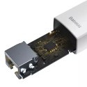 Baseus Lite Series USB-C na RJ45 síťový adaptér, 100 Mbps (bílá)