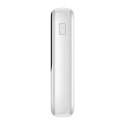 Baseus Qpow Pro Power Bank with Lightning Cable, USB-C, USB, 10000mAh, 20W (White)