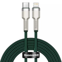 Kabel Baseus USB-C na Lightning 2m (zelený)