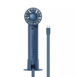 Kabel USB-C pro přenosný ruční ventilátor s turbínou Baseus Flyer (modrý)