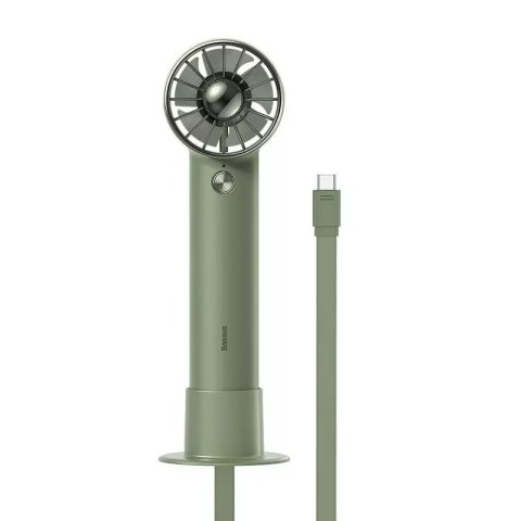 Kabel USB-C pro přenosný ruční ventilátor s turbínou Baseus Flyer (zelený)
