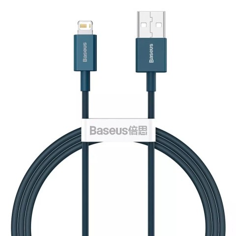 Kabel USB do Lightning Baseus Superior Series, 2,4A, 1m (niebieski)