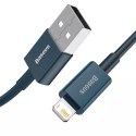 Kabel USB do Lightning Baseus Superior Series, 2,4A, 1m (niebieski)