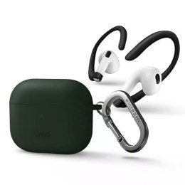 Ochranné pouzdro pro sluchátka UNIQ Nexo pouzdro pro Apple AirPods 3 Ear Hooks Silikonová zelená/zelená