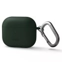 Ochranné pouzdro pro sluchátka UNIQ Nexo pouzdro pro Apple AirPods 3 Ear Hooks Silikonová zelená/zelená