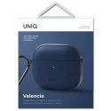 UNIQ Ochranné pouzdro na sluchátka Valencia Case pro Apple AirPods 3 modré/modré Antimikrobiální