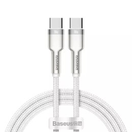 Baseus Cafule kabel USB-C na USB-C, 100W, 1m (bílý)