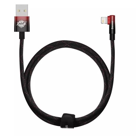 Baseus MVP 2 Lightning kabel 1m 20W - (černo-červený)