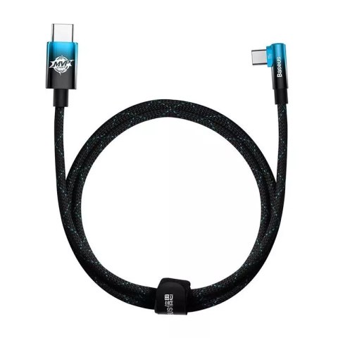 Baseus MVP2 USB-C na USB-C kabel, 100W, 1m (černo-modrý)