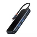 Hub 7v1 Baseus AcmeJoy Series USB-C do 2xUSB 3.0 HDMI USB 2.0 USB-C PD SD/TF (szary)