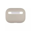 Ochranné pouzdro na sluchátka UNIQ Lino pouzdro pro Apple AirPods Pro Silikonová béžová/béžová slonová kost