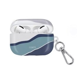 Ochranné pouzdro na sluchátka UNIQ pouzdro Coehl Ciel pro Apple AirPods Pro blue/twilight blue