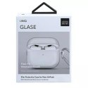 Ochranné pouzdro na sluchátka UNIQ pouzdro Glase pro Apple AirPods 3 čiré