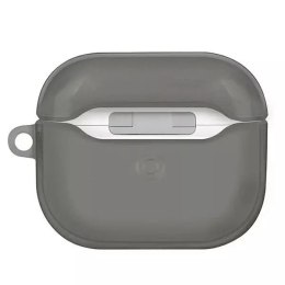 Ochranné pouzdro na sluchátka UNIQ pouzdro Glase pro Apple AirPods 3 kouř/kouř