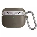 Ochranné pouzdro na sluchátka UNIQ pouzdro Vencer pro Apple AirPods Pro Silikonové béžové/tmavě pískově béžové