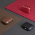 UNIQ Ochranné pouzdro na sluchátka Terra Case pro Apple AirPods Pro Genuine Leather červená/červená