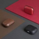 UNIQ Ochranné pouzdro na sluchátka Terra Case pro Apple AirPods Pro Genuine Leather olivová/olivová