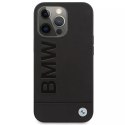 BMW BMHMP14XSLLBK Pouzdro na telefon pro Apple iPhone 14 Pro Max 6,7" černo/černé pevné pouzdro Signature Logo Imprint Magsafe