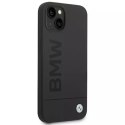 BMW BMHMP14MSLBLBK Pouzdro na telefon pro Apple iPhone 14 Plus 6,7" černo/černé pevné pouzdro Silikon Signature Logo Magsafe
