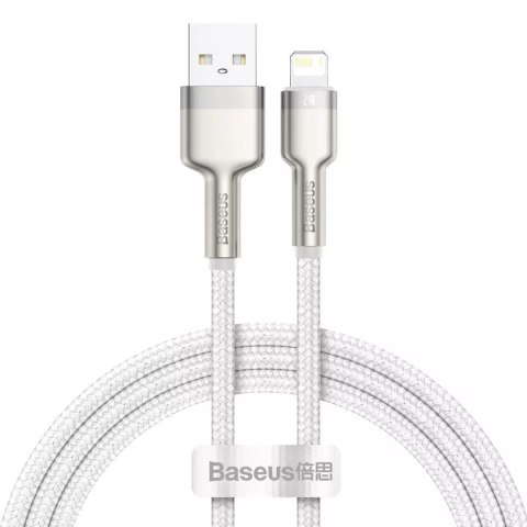 Baseus Cafule USB to Lightning kabel, 2,4A, 1m (bílý)