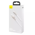 Baseus Cafule USB to Lightning kabel, 2,4A, 1m (bílý)