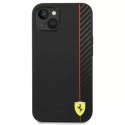 Eti na telefon Ferrari FEHCP14MAXBK do Apple iPhone 14 Plus 6,7" černý/černý pevný obal Carbon