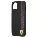 Eti na telefon Ferrari FEHCP14MAXBK do Apple iPhone 14 Plus 6,7" černý/černý pevný obal Carbon