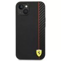 Eti na telefon Ferrari FEHCP14SAXBK do Apple iPhone 14 6,1" černý/černý pevný obal Carbon