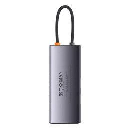 Hub 6w1 Baseus Metal Gleam Series, USB-C do 3x USB 3.0 2x HDMI USB-C PD