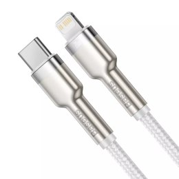 Kabel USB-C na Lightning Baseus Cafule, PD, 20W, 2m (bílý)