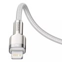 Kabel USB-C na Lightning Baseus Cafule, PD, 20W, 2m (bílý)