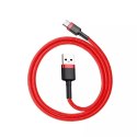 Kabel USB na USB-C Baseus Cafule 3A 0,5 m (červený)