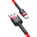 Kabel USB na USB-C Baseus Cafule 3A 0,5 m (červený)