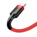 Kabel USB na USB-C Baseus Cafule 3A 0,5 m (červený)