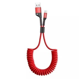 Lightning Baseus Spring 1m 2A kabel (červený)