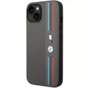 Pouzdro na telefon BMW BMHCP14M22PPMA pro Apple iPhone 14 Plus 6,7" šedá/šedá Tricolor M Collection