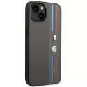 Pouzdro na telefon BMW BMHCP14M22PPMA pro Apple iPhone 14 Plus 6,7" šedá/šedá Tricolor M Collection