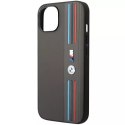 Pouzdro na telefon BMW BMHCP14M22PPMA pro Apple iPhone 14 Plus 6,7" šedá/šedá Tricolor M Collection