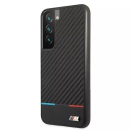 Pouzdro na telefon BMW BMHCS22SPUCARTCBK pro Samsung Galaxy S22 S901 black/black M Collection Triangles