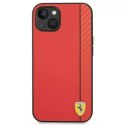 Pouzdro na telefon Ferrari FEHCP14SAXRE pro Apple iPhone 14 6,1" červené/červené pevné pouzdro Carbon