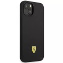 Pouzdro pro Ferrari FEHCP14MSIBBK pro Apple iPhone 14 Plus 6,7" černý/černý pevný obal Silikonové kovové Logo