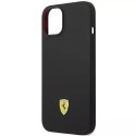 Pouzdro pro Ferrari FEHCP14MSIBBK pro Apple iPhone 14 Plus 6,7" černý/černý pevný obal Silikonové kovové Logo