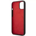 Pouzdro pro Ferrari FEHCP14MSIBBK pro Apple iPhone 14 Plus 6,7" černý/černý pevný obal Silikonové kovové Logo