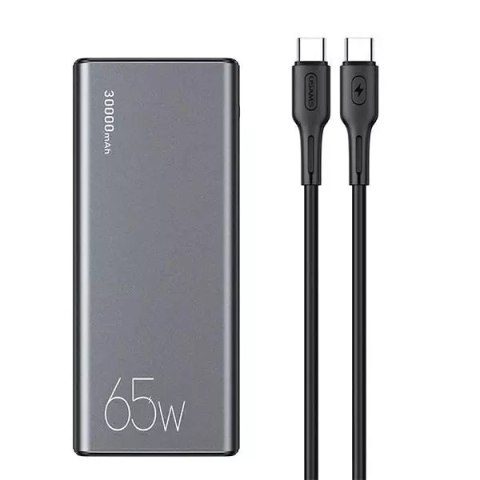 USAMS Powerbank PB59 30000mAh 65W 2xQC3.0 PD Fast Charge černý/černý kabel CMXLOGTC01 (US-CD165) USB-C-USB-C