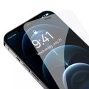 Baseus 2x tvrzené sklo pro iPhone 12 Pro / iPhone 12 s krytem pro polohovač reproduktoru (SGBL060702) (vhodné pro pouzdro)