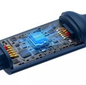 Baseus Bright Mirror 2 navíjecí kabel 3v1 kabel USB Type C - micro USB Lightning USB Type C 3.5A 1.1m černý (CAMJ010201)