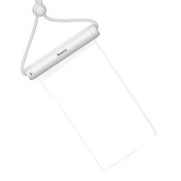 Baseus Cylinder univerzální vodotěsné pouzdro pro smartphony (bílé)