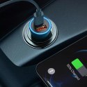 Baseus Golden Contactor Max rychlá nabíječka do auta 2x USB 60 W Quick Charge modrá (CGJM000003)