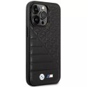 Pouzdro na telefon BMW BMHCP14L22PMGK pro Apple iPhone 14 Pro 6,1" černo/černý Bi vzor