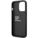 Pouzdro na telefon BMW BMHCP14L22PMGK pro Apple iPhone 14 Pro 6,1" černo/černý Bi vzor